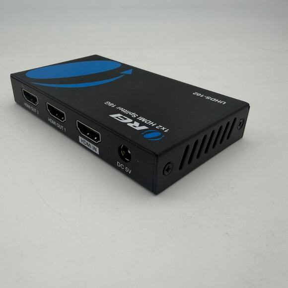 OREI UHD-102 1x2 HDMI Splitter 18G 4K EDID Switch w Power Adapter Tested - Picture 2 of 6